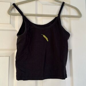Lisa says gah embroidered tank